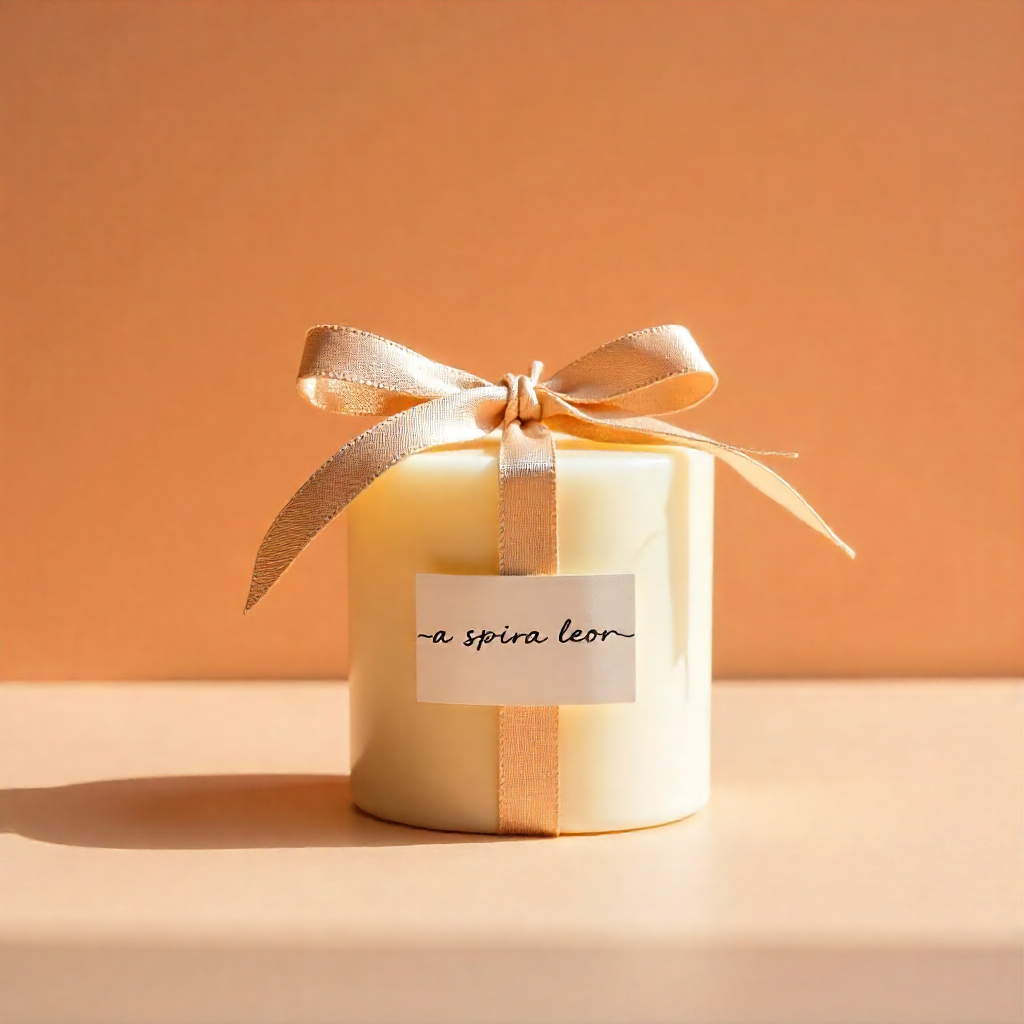 Detalle de textura de vela artesanal